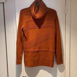 DF Wool Cashmere Rust Turtleneck